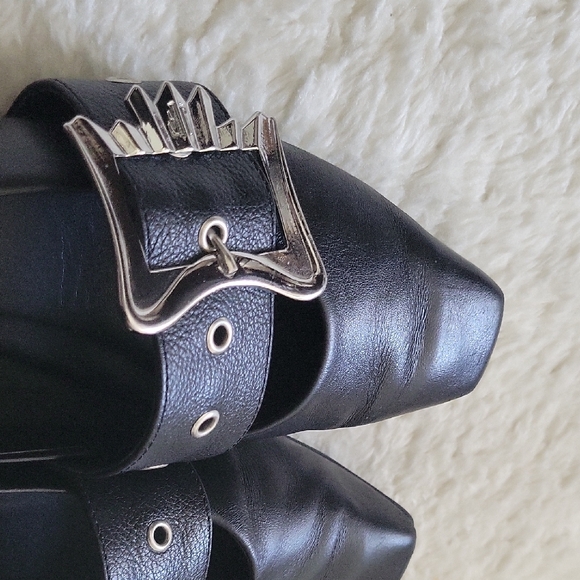 John Fluevog Voggettes Misty Mary Jane Black Flats W6.5 - Picture 6 of 15